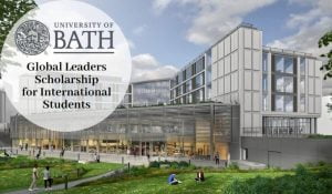 Global Leaders Scholarship at University of Bath