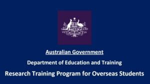 Australian Government Research Training Program Scholarship
