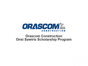 Egyptians Onsi Sawiris Masters Scholarship