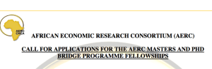 African Economic Research Consortium Masters Fellowships